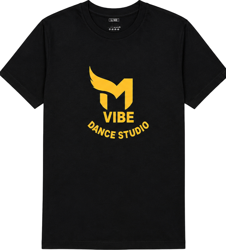 M VIBE Dance Studio Official T-Shirt front